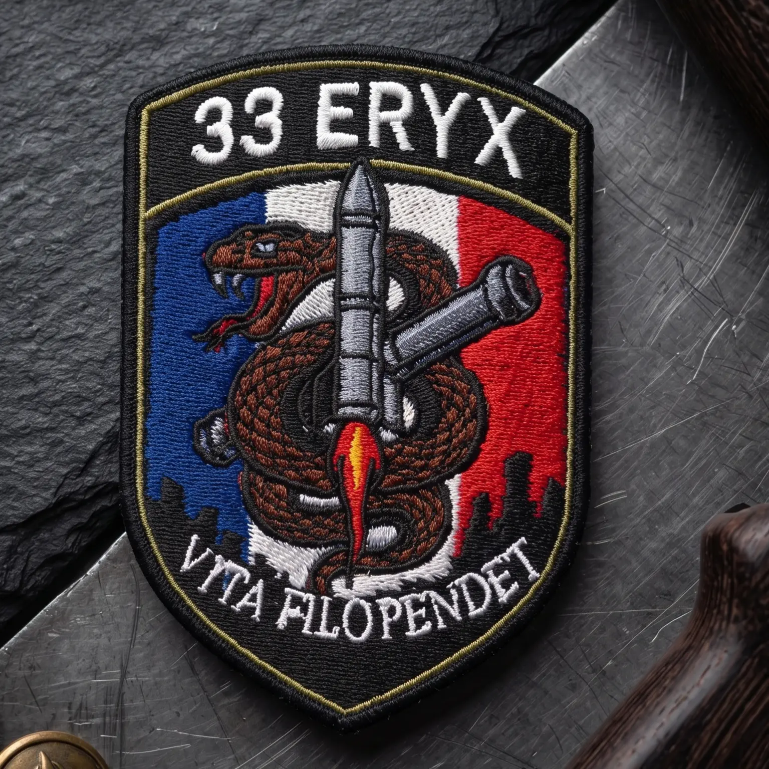 Haft komputerowy: naszywka 33. eryx - certyfikowana jakość